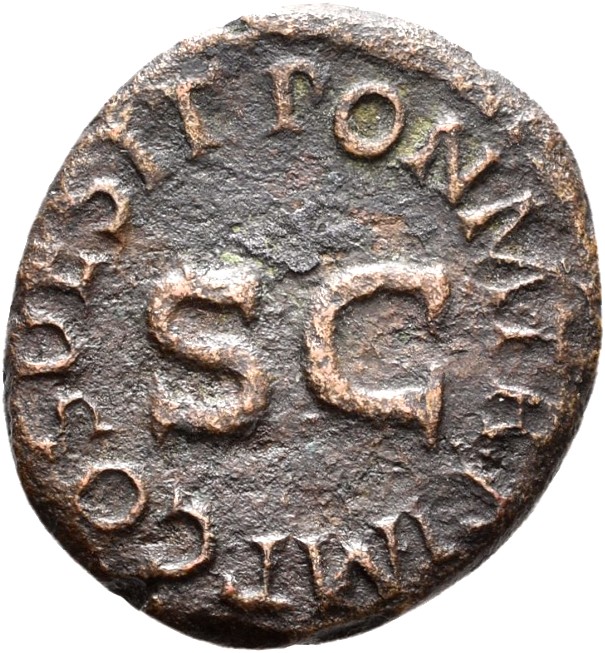 RIC I (second edition) Claudius 84 Claudius reverse — Legend surrounding S C