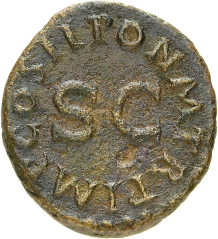 RIC I (second edition) Claudius 88 Claudius reverse, Legend surrounding S C