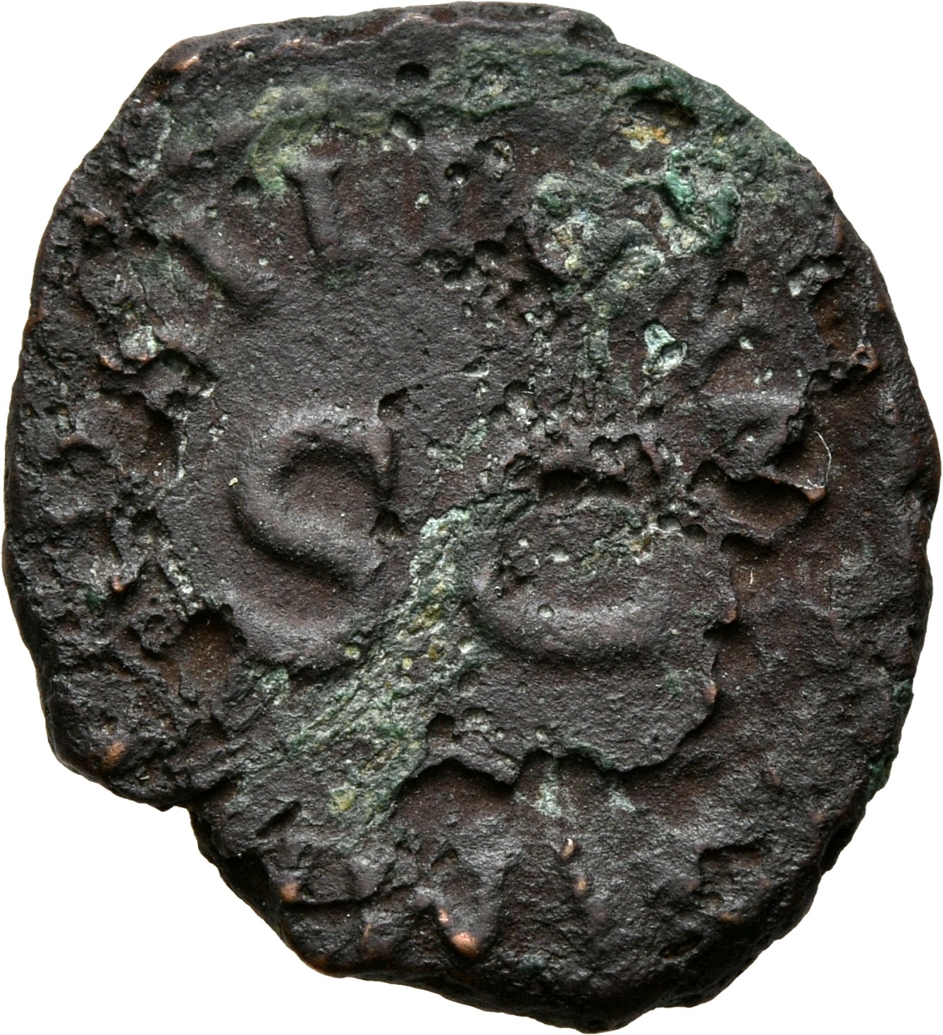 RIC I (second edition) Claudius 91 Claudius reverse, Legend surrounding S C