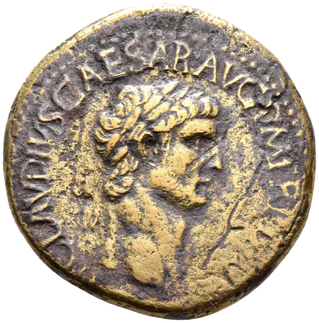 RIC I (second edition) Claudius 96 Claudius obverse — Head of Claudius, laureate, right