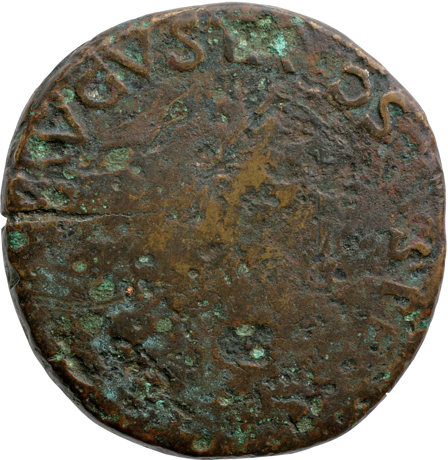 RIC I (second edition) Claudius 99 Claudius reverse, Spes, draped, advancing left, holding flower in right hand and raisin...
