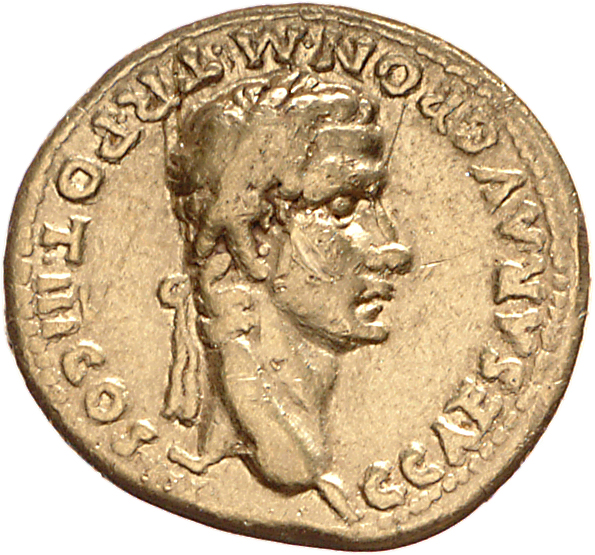 RIC I (second edition) Gaius/Caligula 23 Gaius obverse — Head of Caligula, laureate, right