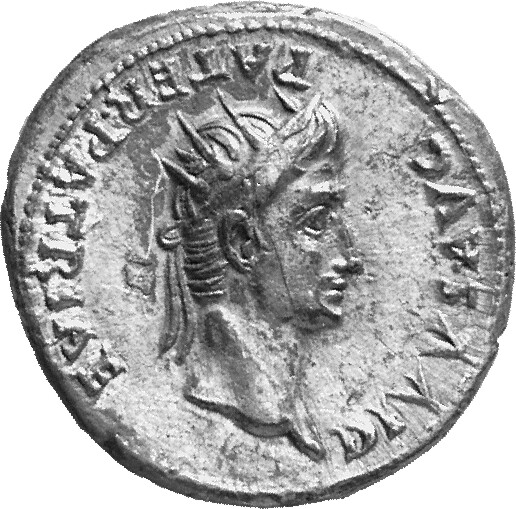RIC I (second edition) Gaius/Caligula 24 Gaius reverse, Head of Augustus, radiate, right