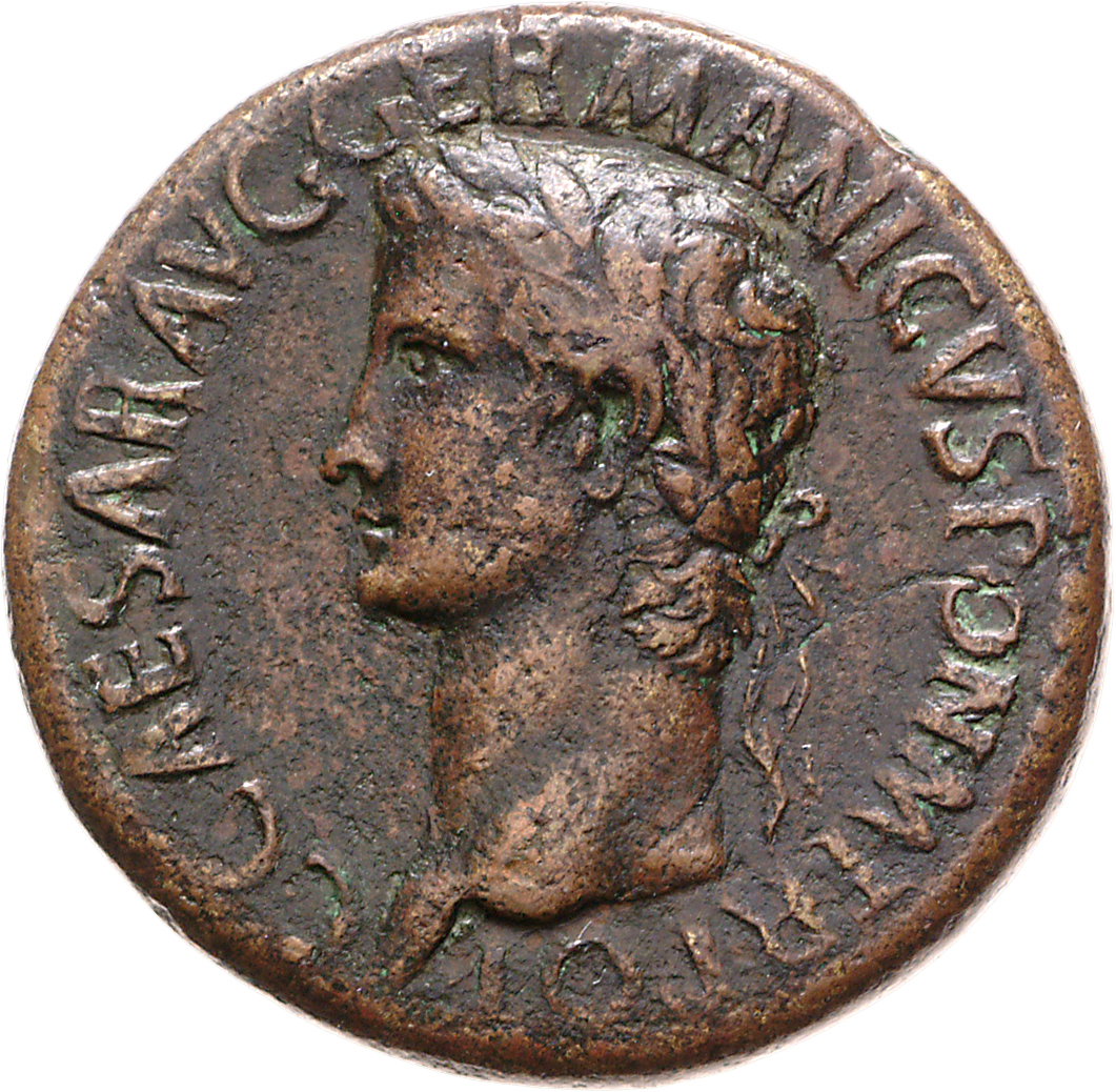 RIC I (second edition) Gaius/Caligula 32 Gaius obverse — Head of Caligula, laureate, left