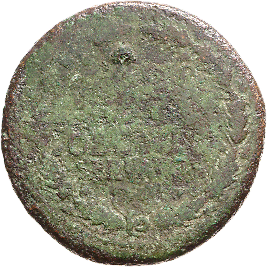 RIC I (second edition) Gaius/Caligula 46 Gaius reverse — Legend in four lines in oak-wreath