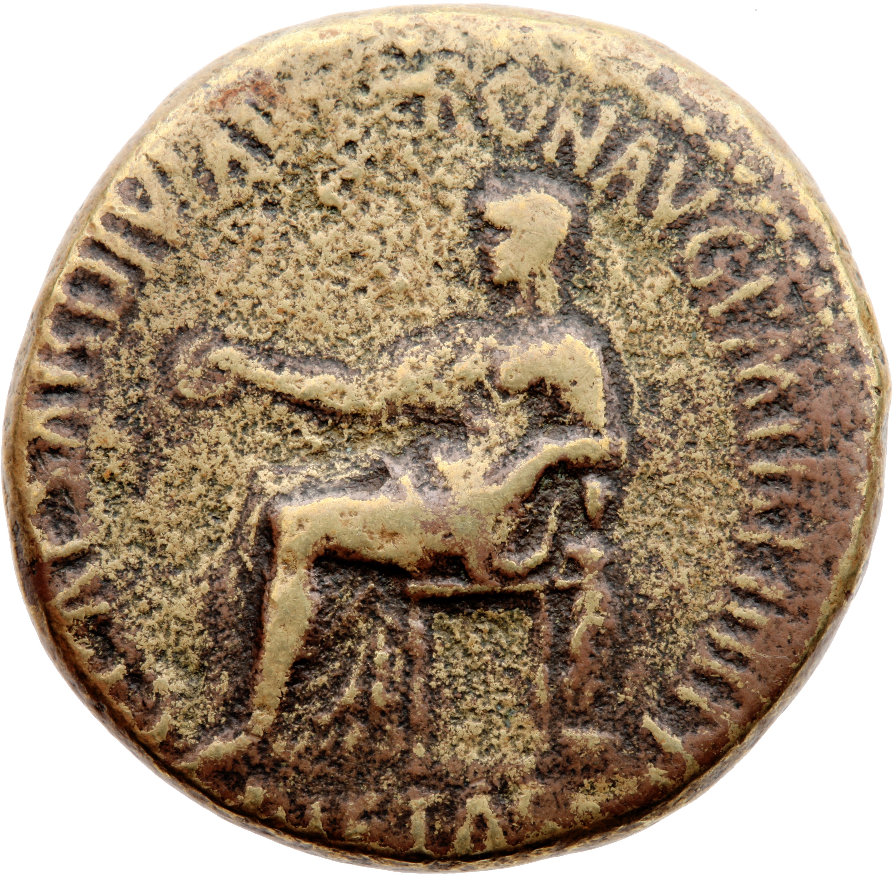 RIC I (second edition) Gaius/Caligula 51 Gaius obverse — Pietas, veiled, draped, seated left, holding patera in right hand...