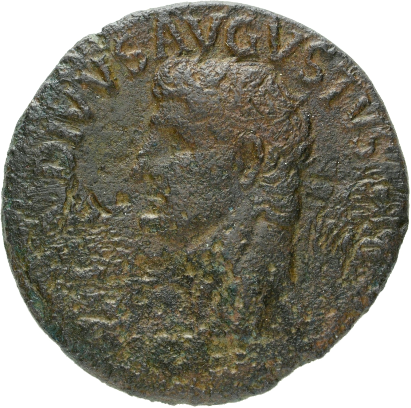 RIC I (second edition) Gaius/Caligula 56 Gaius obverse, Head of Augustus, radiate, left