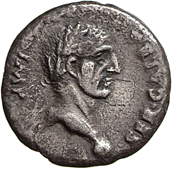 RIC I (second edition) Galba 103 Galba obverse, Head of Galba, laureate, right; globe at point of neck