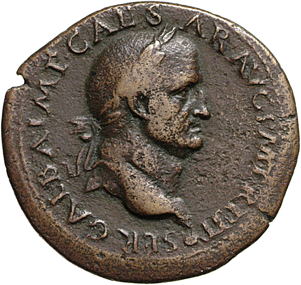 RIC I (second edition) Galba 135 Galba obverse, Head of Galba, laureate, right; globe at point of neck