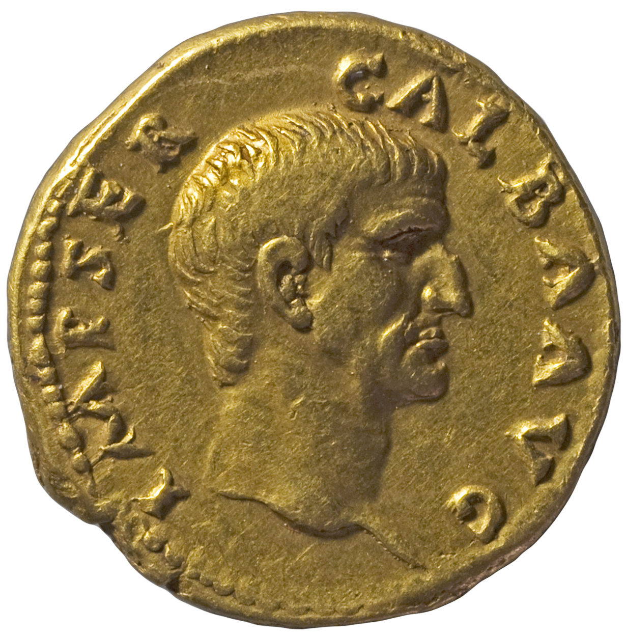 RIC I (second edition) Galba 163 Galba obverse, Head of Galba, laureate, right