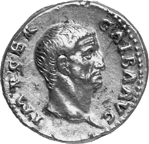 RIC I (second edition) Galba 164 Galba obverse, Head of Galba, bare, right