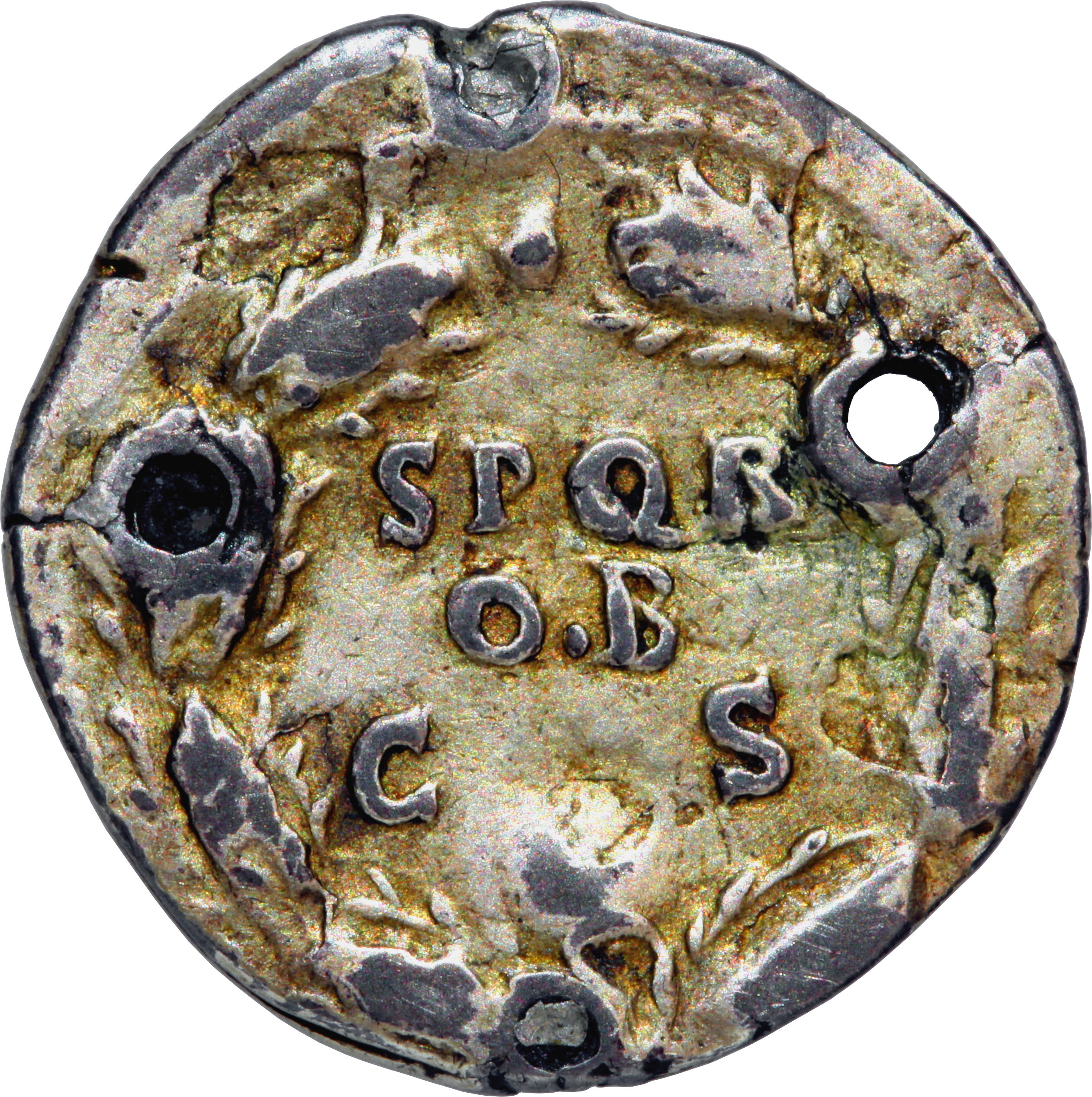 RIC I (second edition) Galba 167 Galba reverse, Legend in three lines oak-wreath
