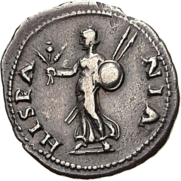 RIC I (second edition) Galba 190 Galba reverse, Hispania, draped, advancing left, holding poppy and corn-ears in right han...