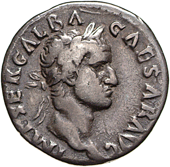 RIC I (second edition) Galba 193 Galba obverse — Head of Galba, laureate, right