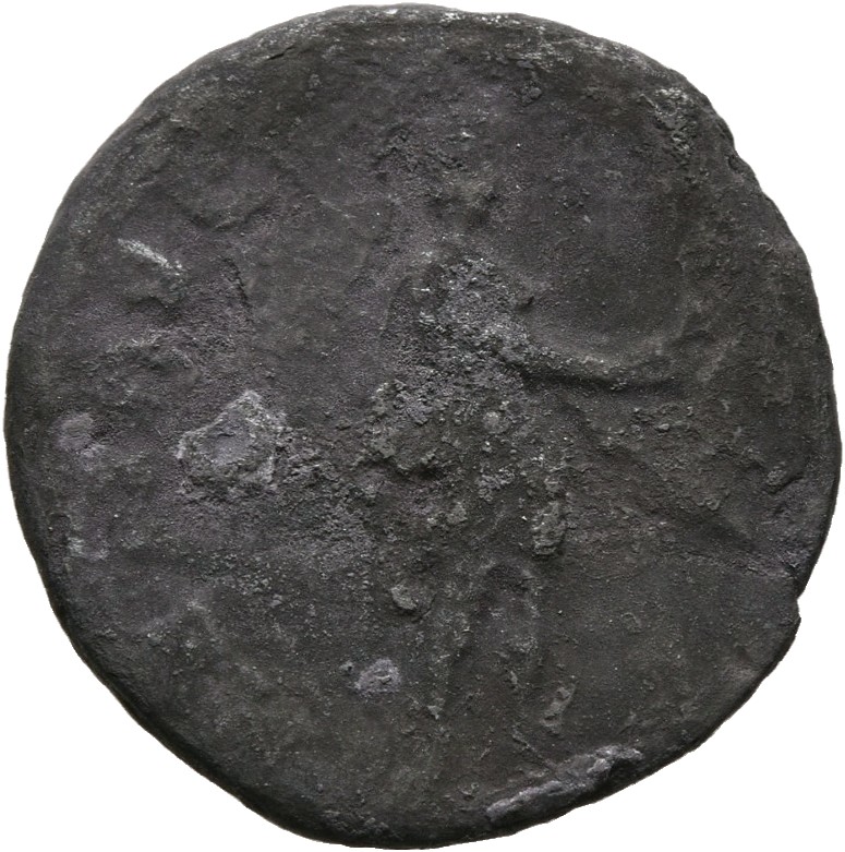RIC I (second edition) Galba 199 Galba reverse, Roma, helmeted, in military dress, advancing or standing right, holding Vi...