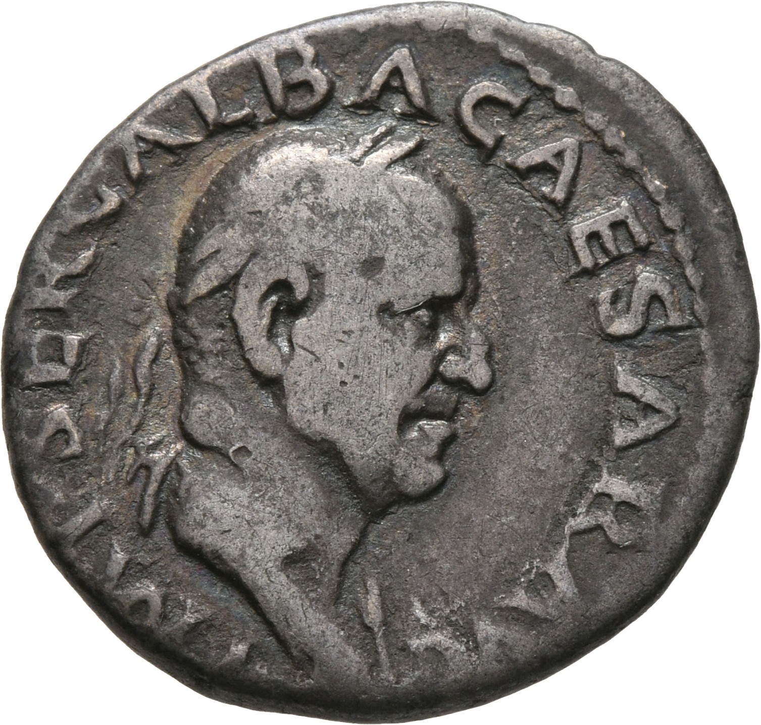 RIC I (second edition) Galba 217 Galba obverse — Bust of Galba, laureate and draped, right