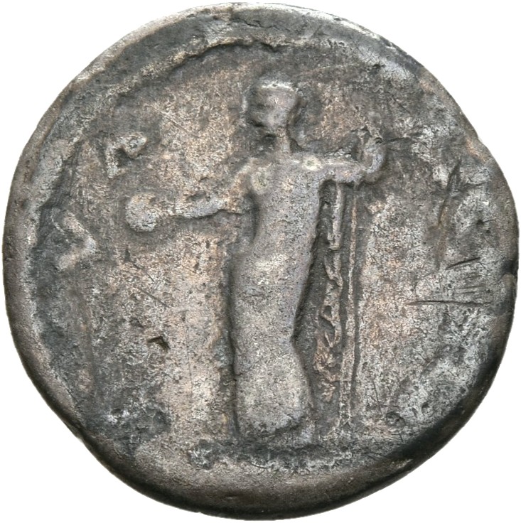 RIC I (second edition) Galba 224 Galba reverse, Livia, draped, standing left, holding patera in right and sceptre in left