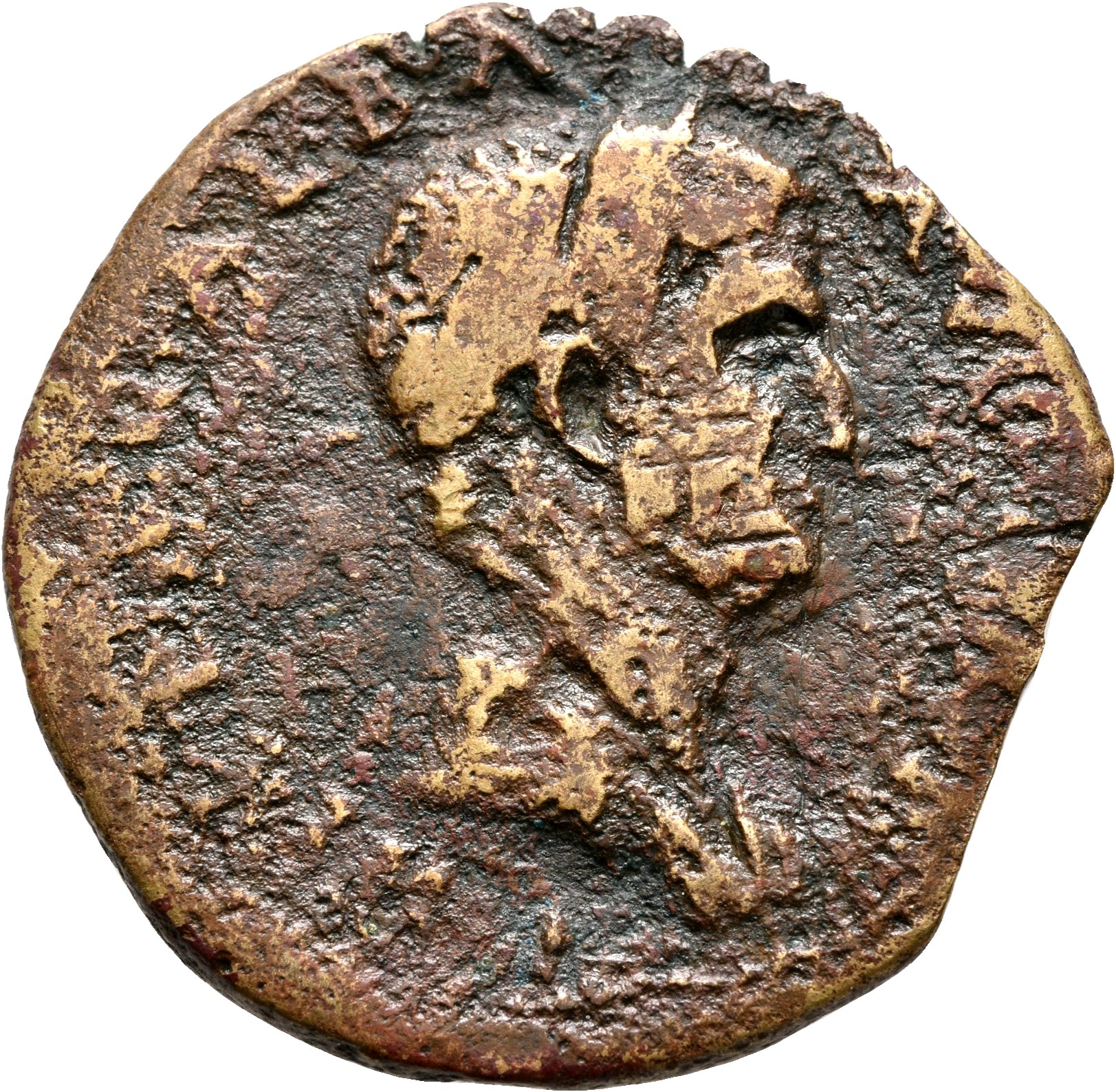 RIC I (second edition) Galba 242 Galba obverse, Head of Galba, oak-wreathed, right