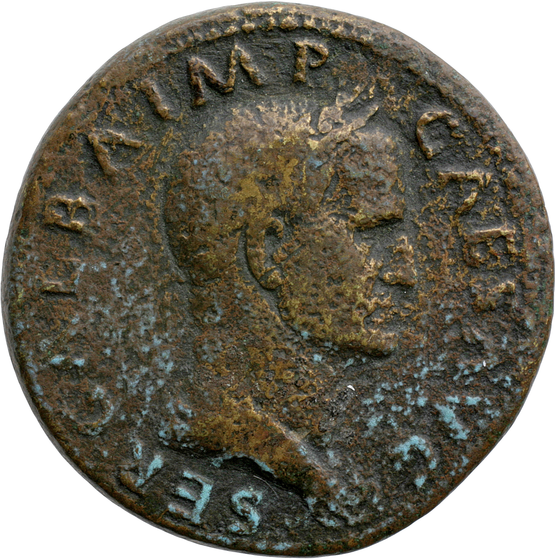 RIC I (second edition) Galba 256 Galba obverse, Bust of Galba, laureate and draped, right