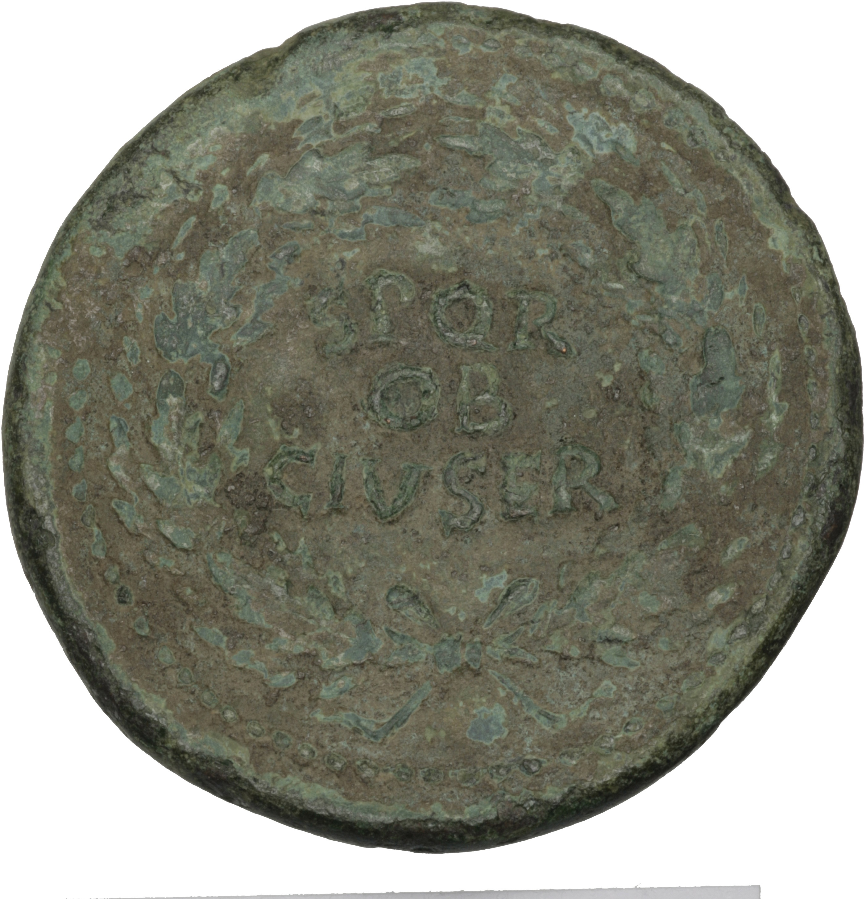 RIC I (second edition) Galba 265 Galba reverse — Legend in three lines oak-wreath
