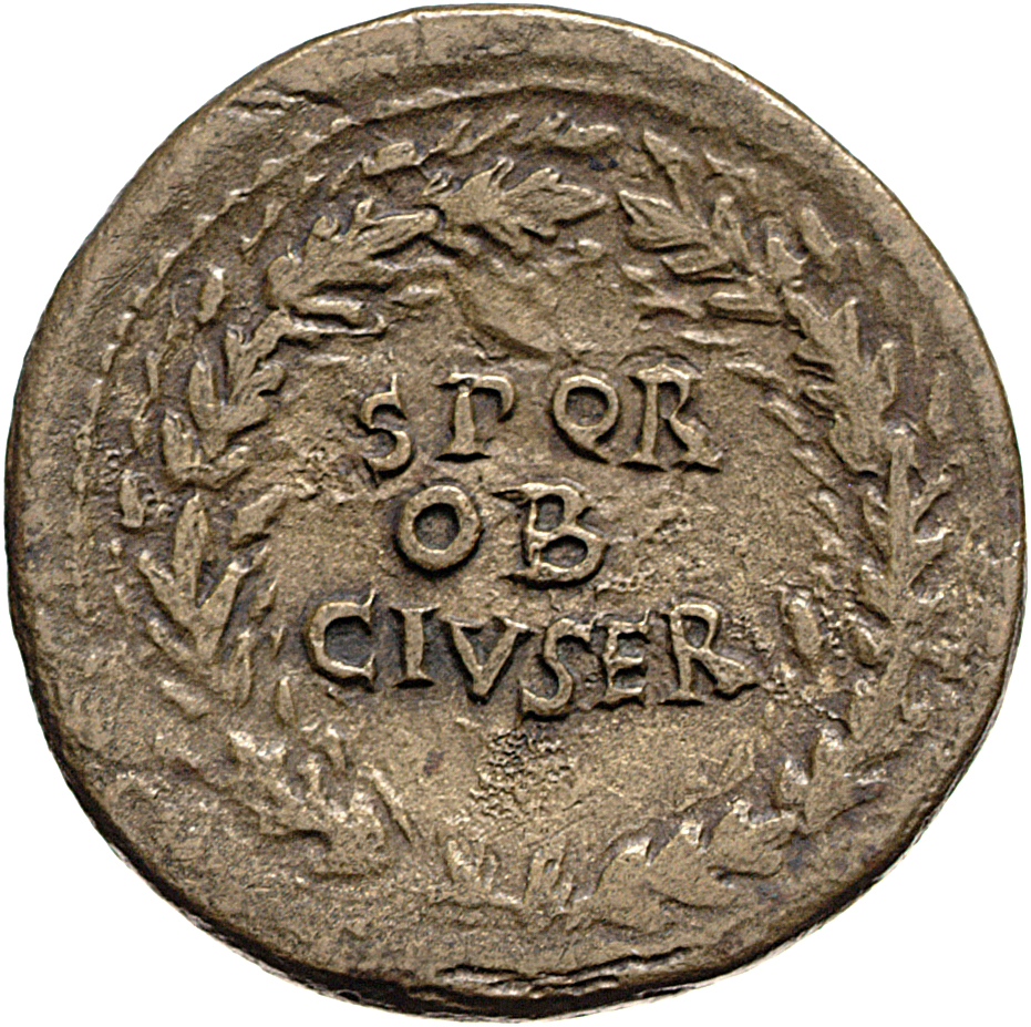 RIC I (second edition) Galba 289 Galba reverse, Legend in three lines oak-wreath