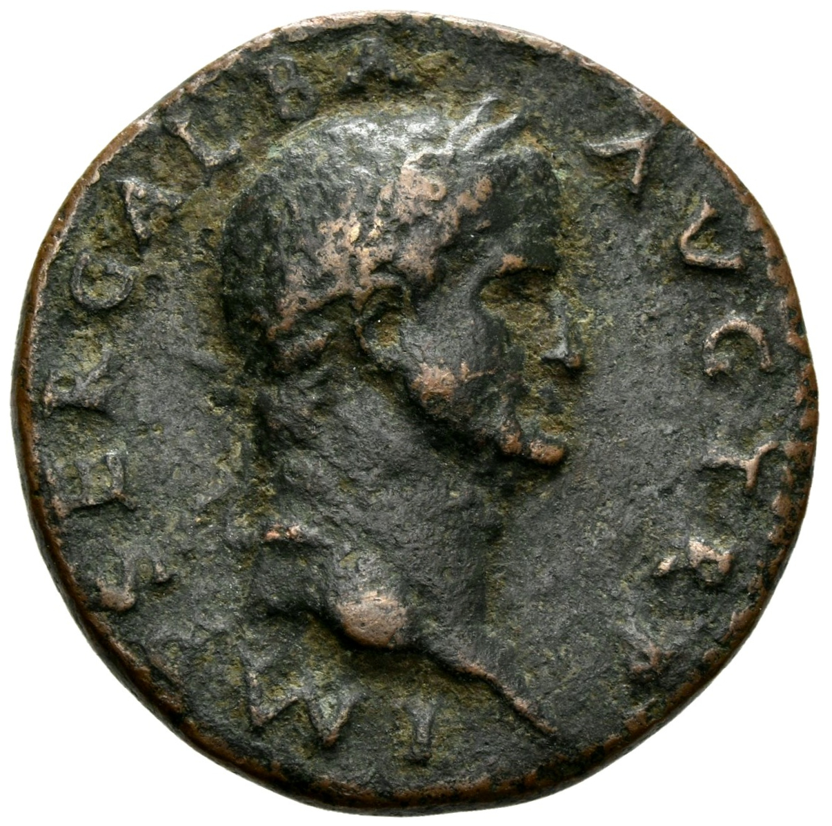 RIC I (second edition) Galba 298 Galba obverse, Head of Galba, laureate, right
