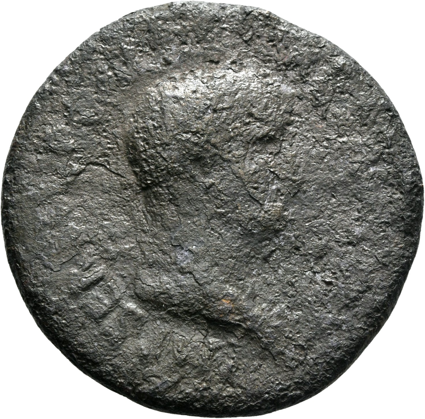 RIC I (second edition) Galba 309 Galba obverse — Bust of Galba, laureate and draped, right