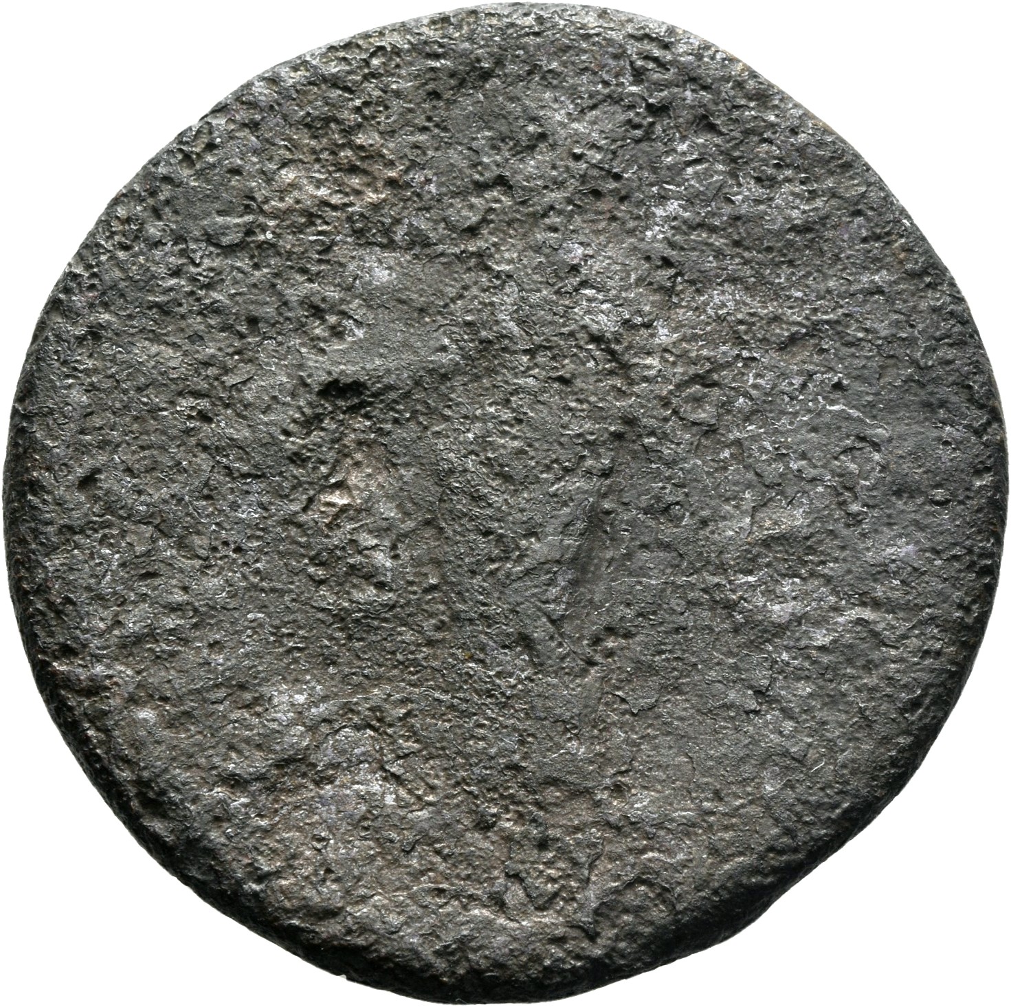 RIC I (second edition) Galba 309 Galba reverse — Libertas, draped, standing left, holding pileus in right hand and rod in ...