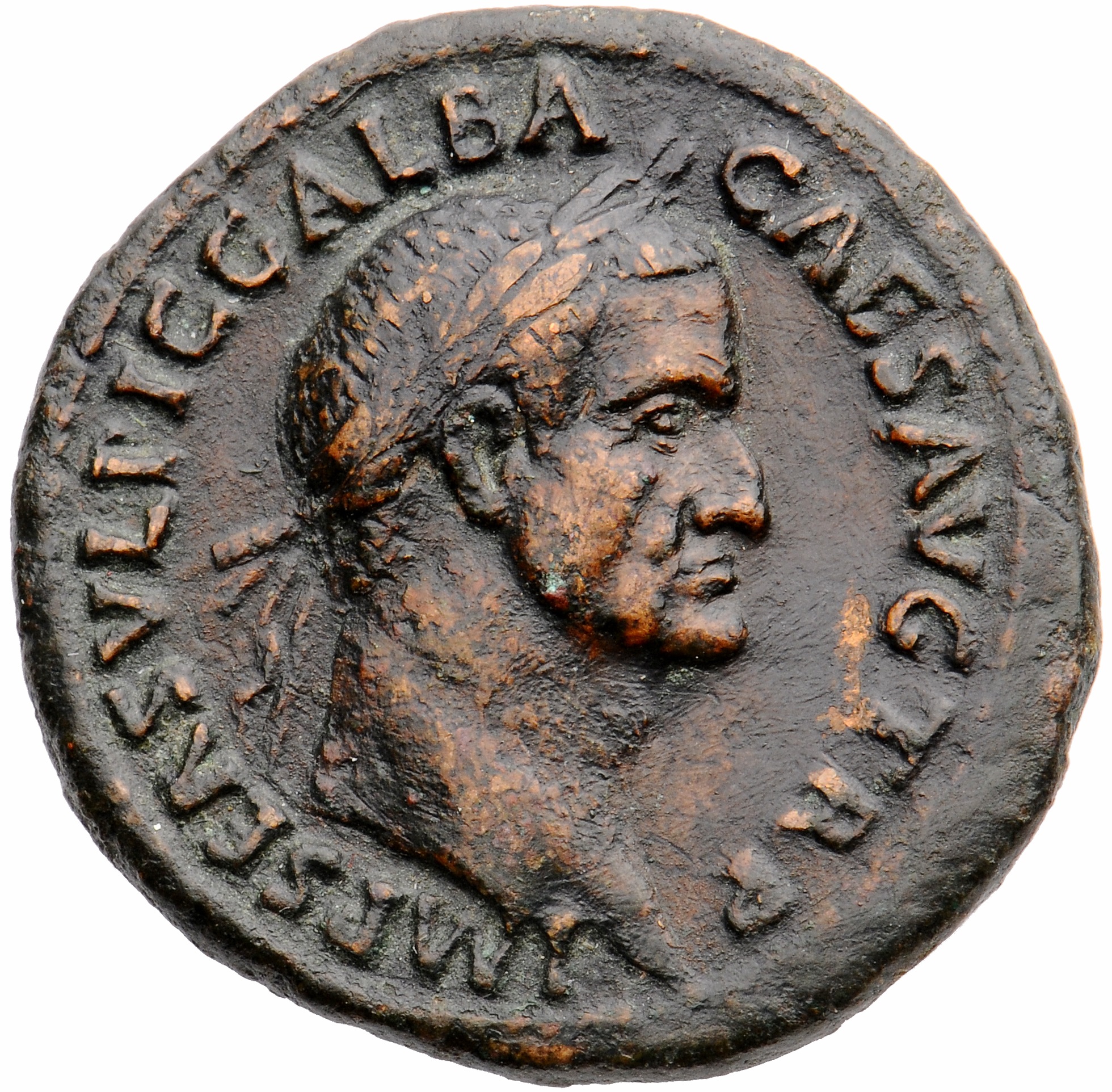 RIC I (second edition) Galba 326 Galba obverse, Head of Galba, laureate, right
