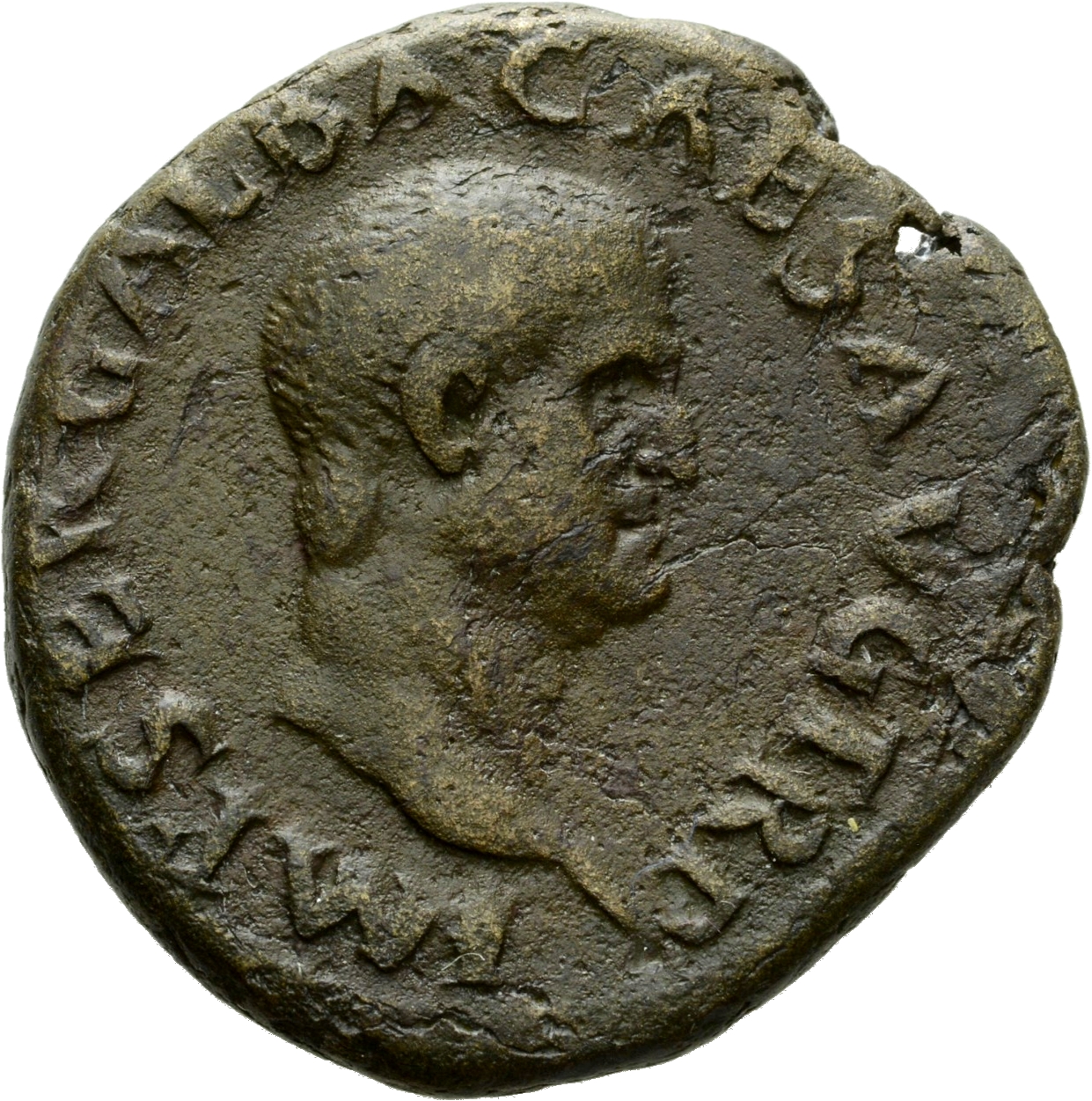 RIC I (second edition) Galba 372 Galba obverse, Head of Galba, bare, right