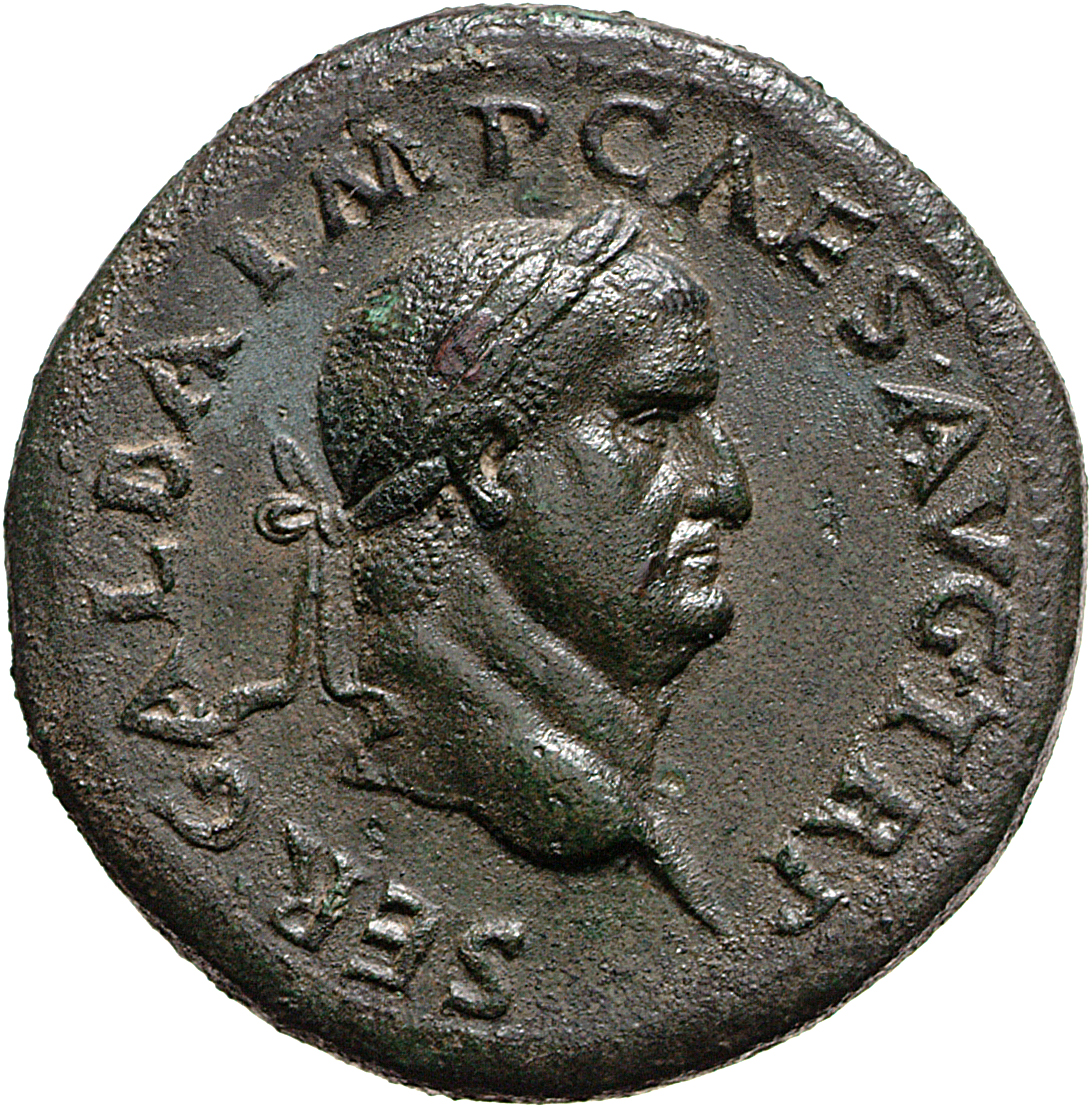 RIC I (second edition) Galba 442 Galba obverse, Head of Galba, laureate, right