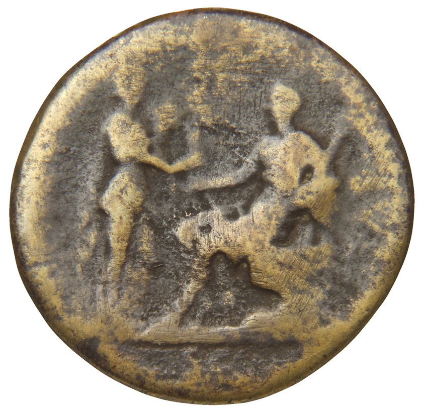 RIC I (second edition) Galba 472 Galba reverse, Galba, in military dress, seated left on curule chair, holding parazonium ...