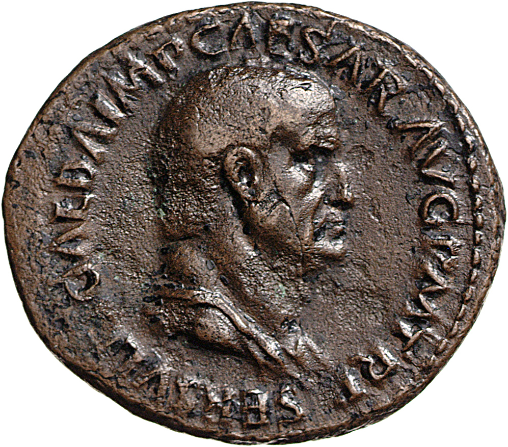 RIC I (second edition) Galba 501 Galba obverse, Bust of Galba, bare-headed, draped, right