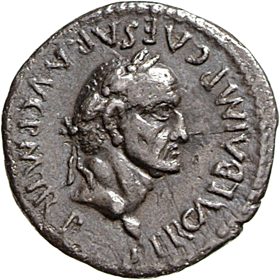 RIC I (second edition) Galba 54 Galba obverse, Head of Galba, laureate, right