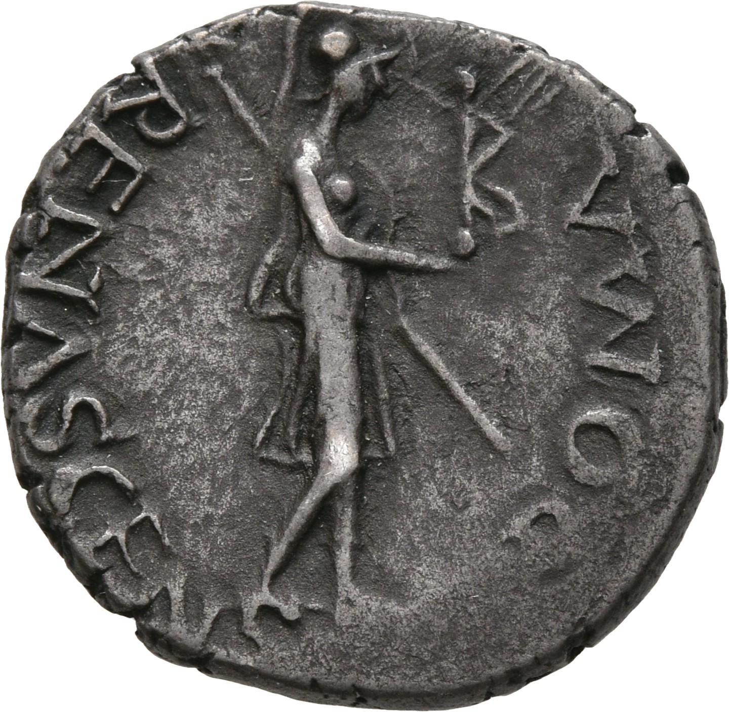 RIC I (second edition) Galba 88 Galba reverse, Roma, helmeted, in military dress, advancing right, holding Victory on glob...