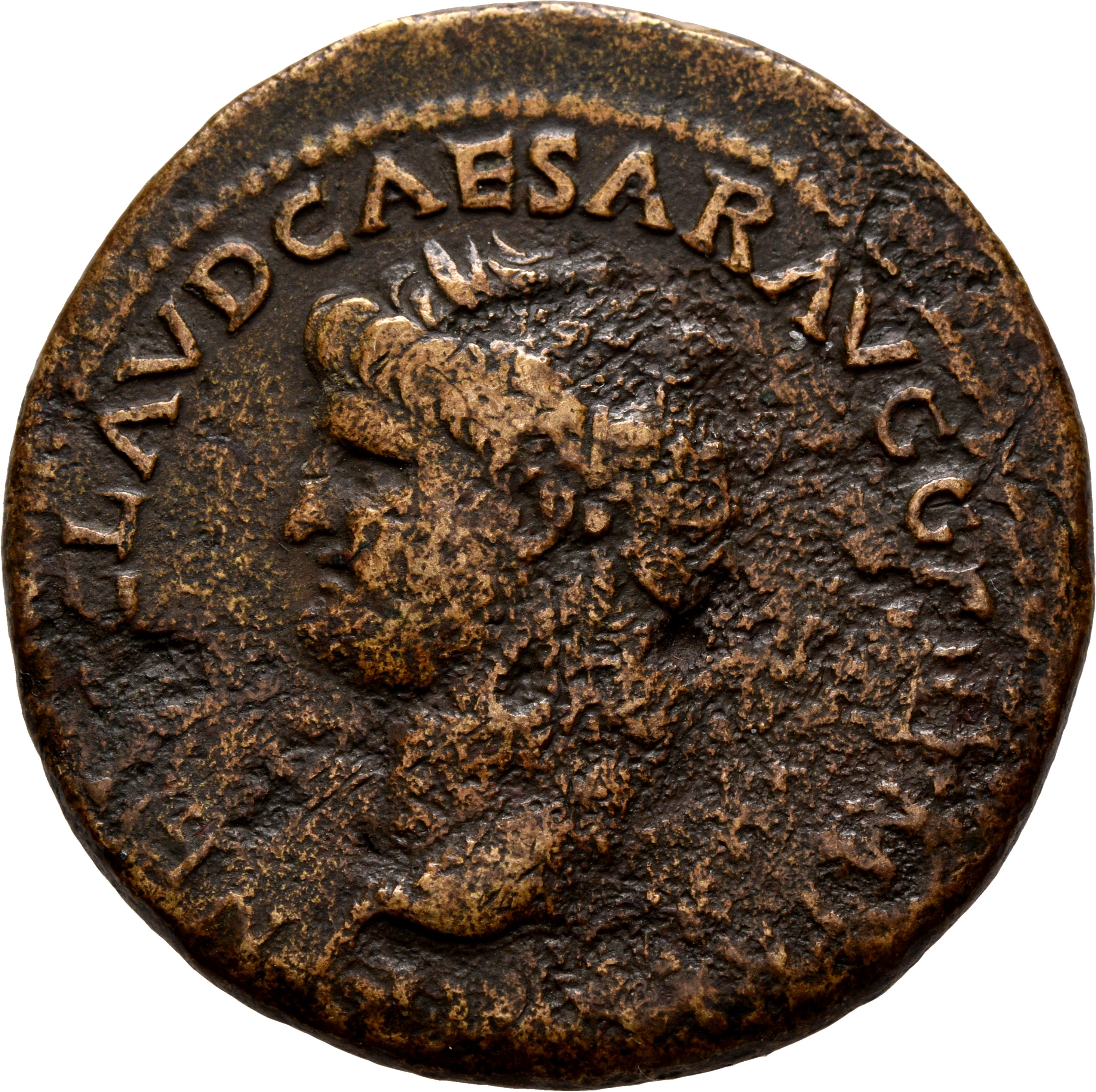 RIC I (second edition) Nero 138 Nero obverse, Head of Nero, laureate, left