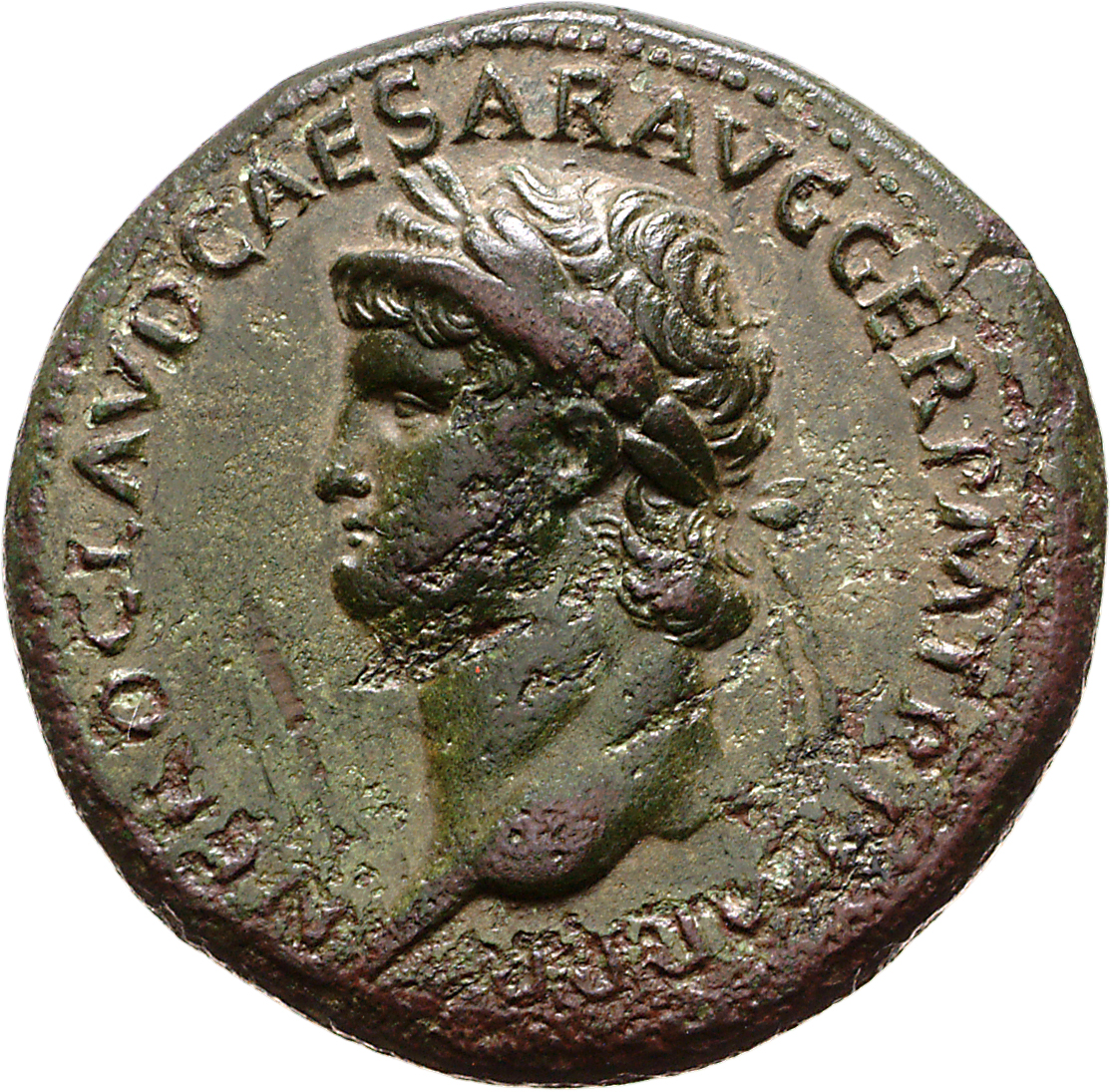 RIC I (second edition) Nero 144 Nero obverse — Head of Nero, laureate, left