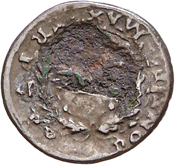 RIC I (second edition) Nero 17 Nero reverse, Legend surrounding oak-wreath enclosing EX S C