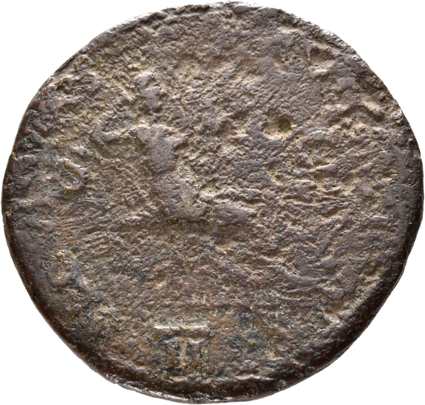 RIC I (second edition) Nero 193 Nero reverse, Securitas, bare to waist, seated right, on throne, resting head against righ...
