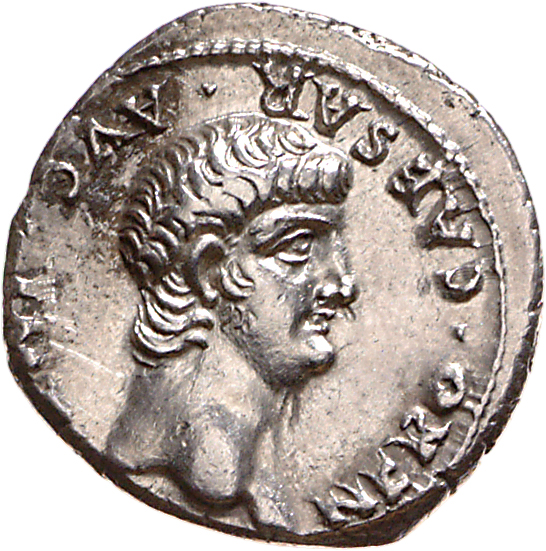 RIC I (second edition) Nero 22 Nero obverse, Head of Nero, bare, right