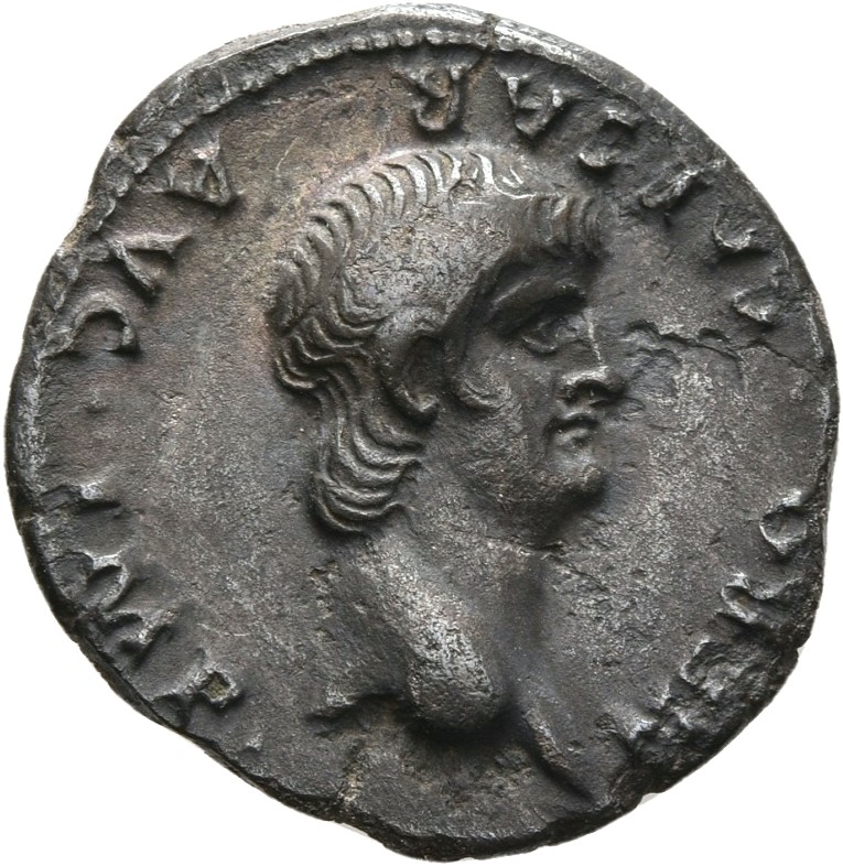 RIC I (second edition) Nero 22 Nero obverse — Head of Nero, bare, right