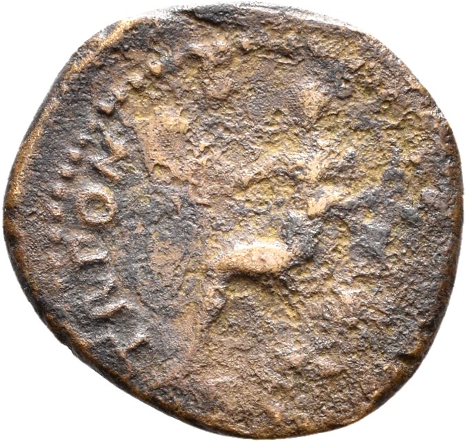 RIC I (second edition) Nero 225 Nero reverse, Roma, helmeted, in military dress, seated left on cuirass, holding wreath an...