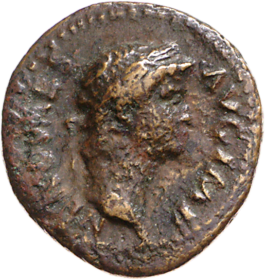 RIC I (second edition) Nero 226 Nero obverse, Head of Nero, laureate, right