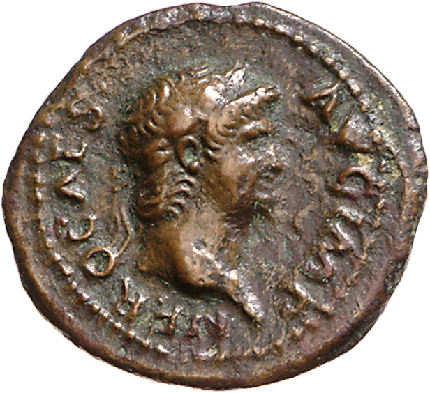 RIC I (second edition) Nero 231 Nero obverse, Head of Nero, laureate, right