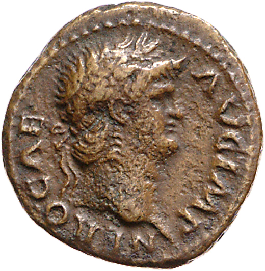 RIC I (second edition) Nero 232 Nero obverse, Head of Nero, laureate, right