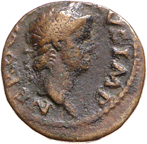 RIC I (second edition) Nero 241 Nero obverse, Head of Nero, laureate, right