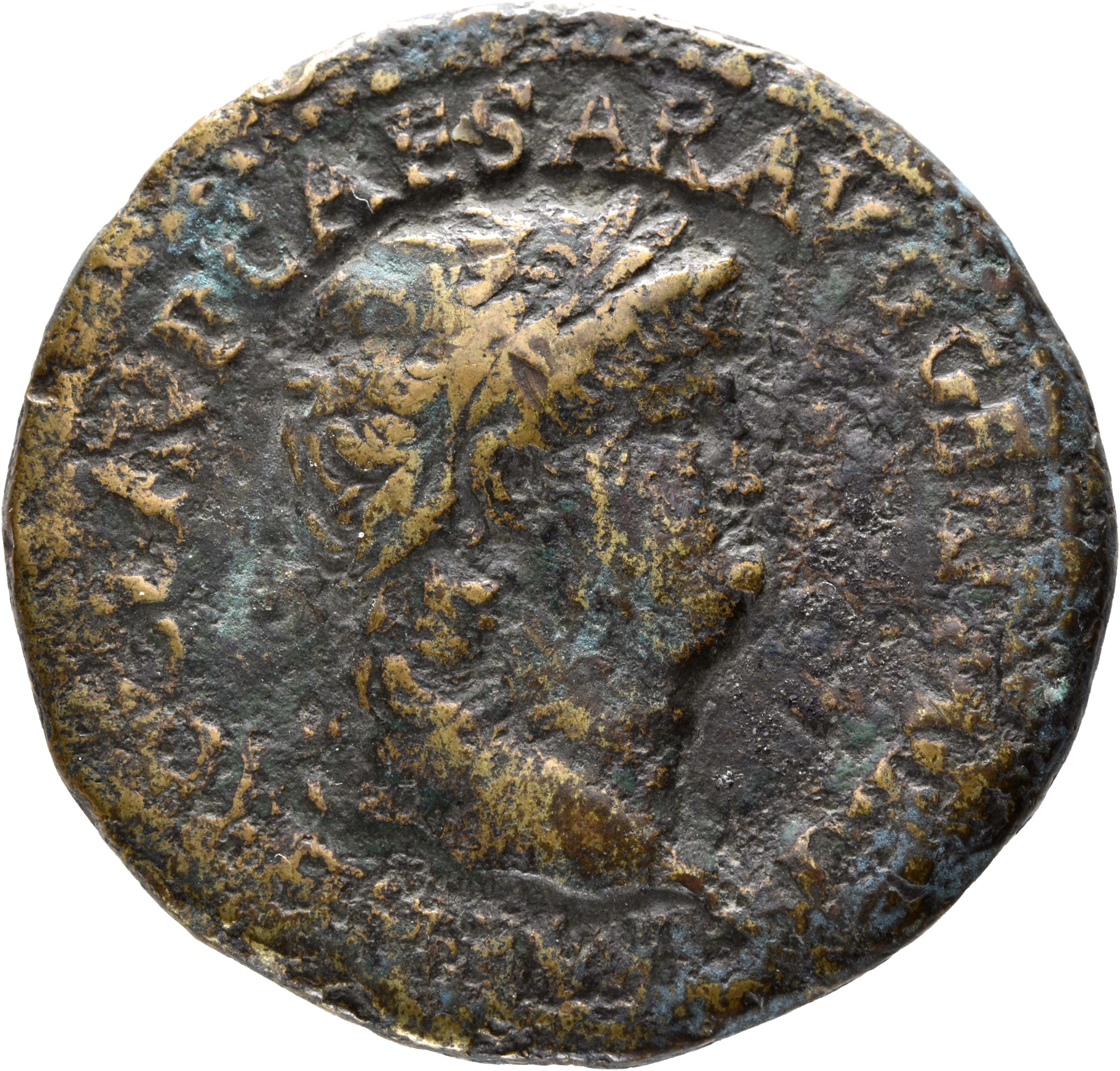 RIC I (second edition) Nero 276 Nero obverse, Head of Nero, laureate, left
