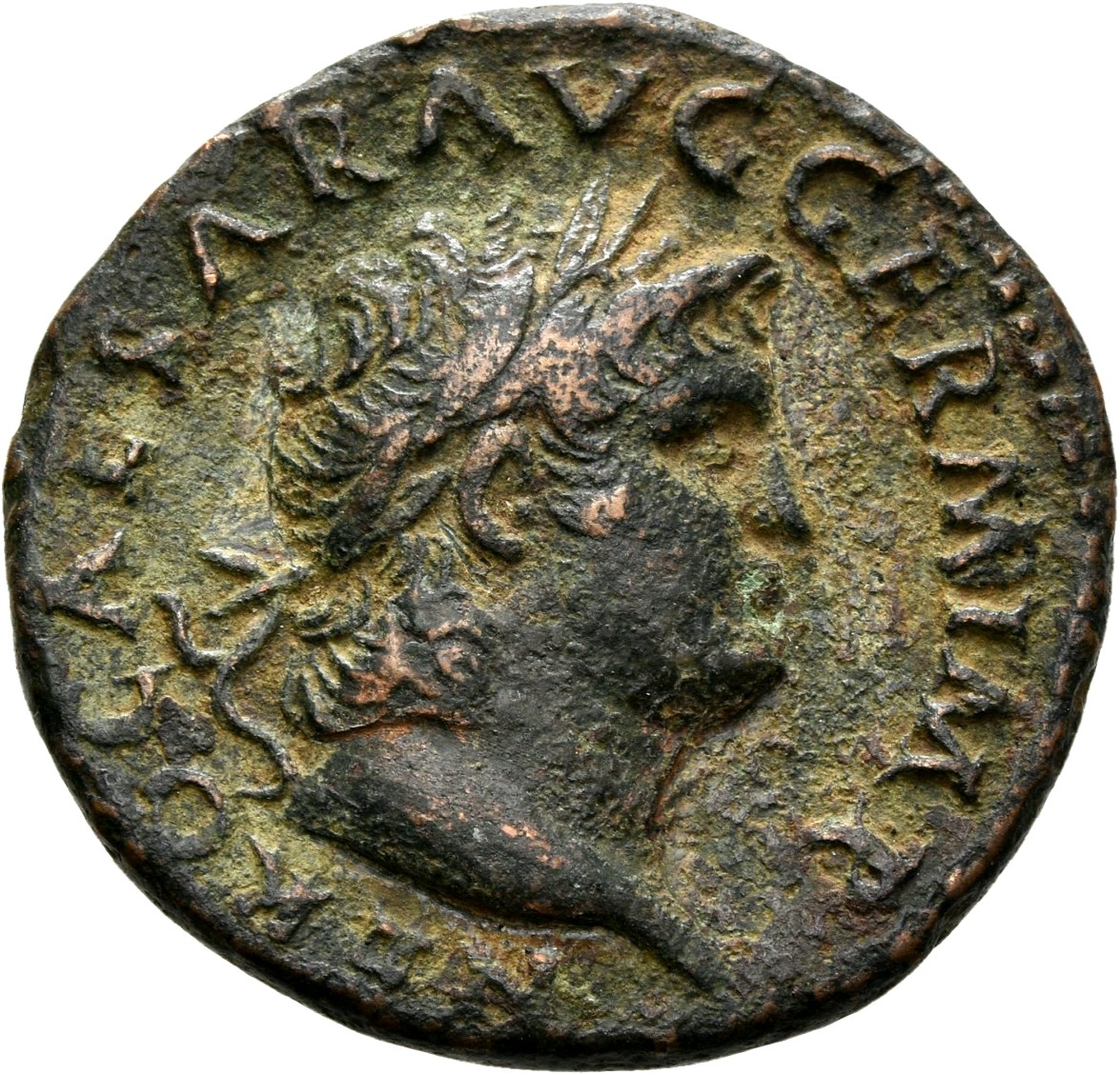 RIC I (second edition) Nero 309 Nero obverse, Head of Nero, laureate, right