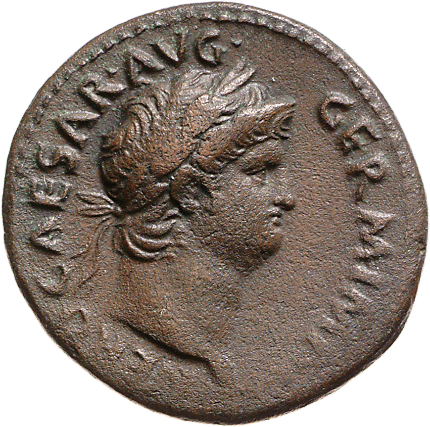 RIC I (second edition) Nero 312 Nero obverse, Head of Nero, laureate, right