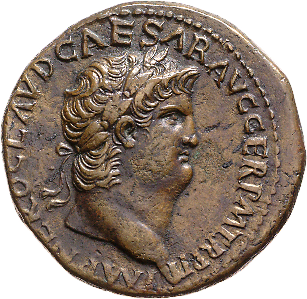 RIC I (second edition) Nero 333 Nero obverse, Head of Nero, laureate, right